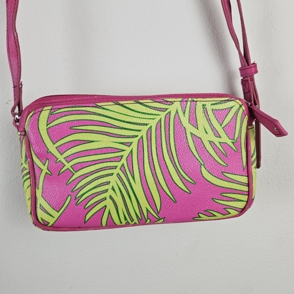 Vera Bradley "PALM FRONDS" Small CROSSBODY BAG - Picture 6 of 10